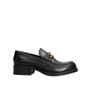 Lanvin Klassiska Läderloafers Black, Dam