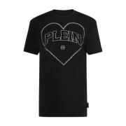 Philipp Plein Snygg Grafisk T-shirt Fadcwtk3260Pjy002N02 Black, Dam