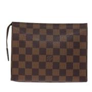 Louis Vuitton Vintage Pre-owned Canvas kuvertvskor Brown, Dam