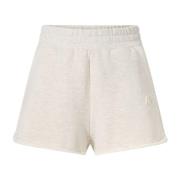 Autry Casual löst sittande shorts med broderad logotyp White, Dam