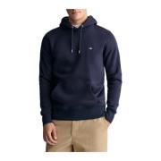 Gant Shield Hoodie Blue, Herr