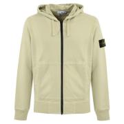 Stone Island Dragkedja Huva Tröja Beige, Herr