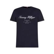 Tommy Hilfiger Logo T-shirt Blue, Herr