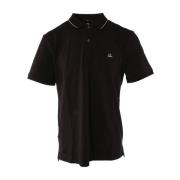 C.p. Company Slim Fit Polo Svart Black, Herr