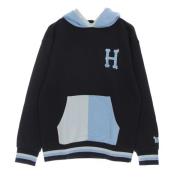 HUF Dubbel Huva Långärmad Hoodie Indigo Black, Herr