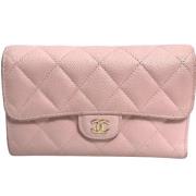 Chanel Vintage Pre-owned Laeder plnbcker Pink, Dam