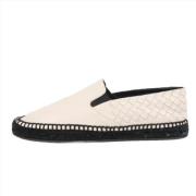 Bottega Veneta Vintage Pre-owned Laeder espadriller Beige, Dam