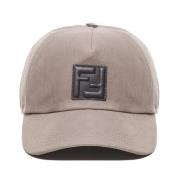 Fendi Taupe Baseball Cap Made in Italy Beige, Herr