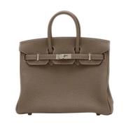 Hermès Vintage Pre-owned Laeder handvskor Gray, Dam