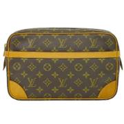 Louis Vuitton Vintage Pre-owned Canvas kuvertvskor Brown, Dam