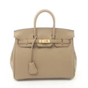 Hermès Vintage Pre-owned Laeder handvskor Beige, Dam