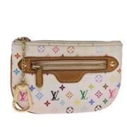 Louis Vuitton Vintage Pre-owned Canvas kuvertvskor White, Dam