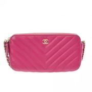 Chanel Vintage Pre-owned Laeder chanel-vskor Pink, Dam