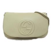 Gucci Vintage Pre-owned Laeder gucci-vskor Beige, Dam