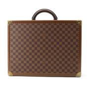 Louis Vuitton Vintage Pre-owned Tyg louis-vuitton-vskor Brown, Herr