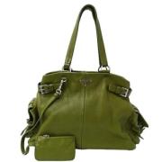 Prada Vintage Pre-owned Laeder prada-vskor Green, Dam