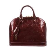 Louis Vuitton Vintage Pre-owned Laeder handvskor Red, Dam