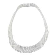 Tiffany & Co. Pre-owned Pre-owned Silver halsband Gray, Dam