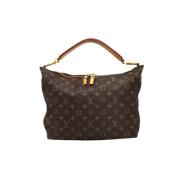 Louis Vuitton Vintage Pre-owned Canvas handvskor Brown, Dam