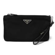 Prada Vintage Pre-owned Nylon prada-vskor Black, Dam