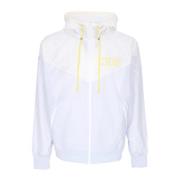 Nike Windrunner Vävd Windbreaker Jacka Grå/Vit/Gul White, Herr