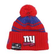 New Era NFL Pom Pom Beanie Hat Red, Herr