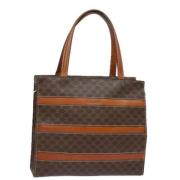 Celine Vintage Pre-owned Laeder handvskor Brown, Dam