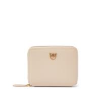 Pinko Beige Dragkedja Plånbok Beige, Dam