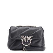 PINKO Svart Sheep Love Puff Mini Cl Black, Dam