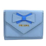 Prada Vintage Pre-owned Laeder plnbcker Blue, Dam