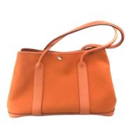 Hermès Vintage Pre-owned Tyg totevskor Orange, Dam