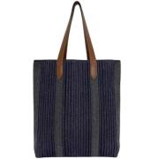 Hermès Vintage Pre-owned Tyg totevskor Blue, Dam