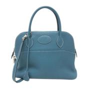 Hermès Vintage Pre-owned Laeder handvskor Blue, Dam