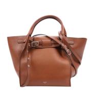 Celine Vintage Pre-owned Laeder handvskor Brown, Dam