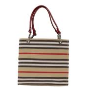 Burberry Vintage Pre-owned Canvas totevskor Beige, Dam