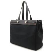 Hermès Vintage Pre-owned Canvas totevskor Black, Herr