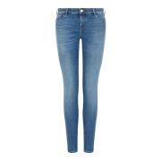 Emporio Armani Slim Fit Jeans Blue, Dam