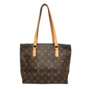 Louis Vuitton Vintage Pre-owned Tyg louis-vuitton-vskor Brown, Dam