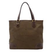 Prada Vintage Pre-owned Canvas totevskor Brown, Dam