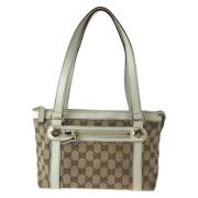 Gucci Vintage Pre-owned Canvas gucci-vskor Brown, Dam