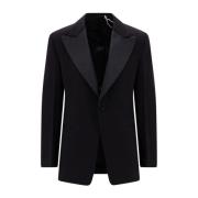 Salvatore Ferragamo Ull Blazer Jacka Black, Herr