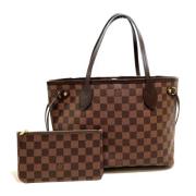 Louis Vuitton Vintage Pre-owned Canvas axelremsvskor Brown, Dam