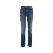 Mother Stretch Denim Kick It Jeans Blue, Dam