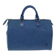 Louis Vuitton Vintage Pre-owned Laeder louis-vuitton-vskor Blue, Dam