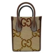 Gucci Vintage Pre-owned Canvas gucci-vskor Brown, Dam