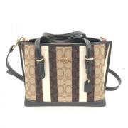 Coach Pre-owned Pre-owned Canvas totevskor Beige, Dam