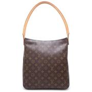 Louis Vuitton Vintage Pre-owned Tyg louis-vuitton-vskor Brown, Dam