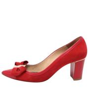 Carolina Herrera Pre-owned Pre-owned Laeder klackskor Red, Dam