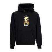 Thrasher Believe Hoodie med Justerbar Huva Black, Herr