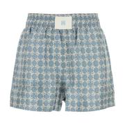 Amiri Silketryckta Shorts Multicolor, Dam